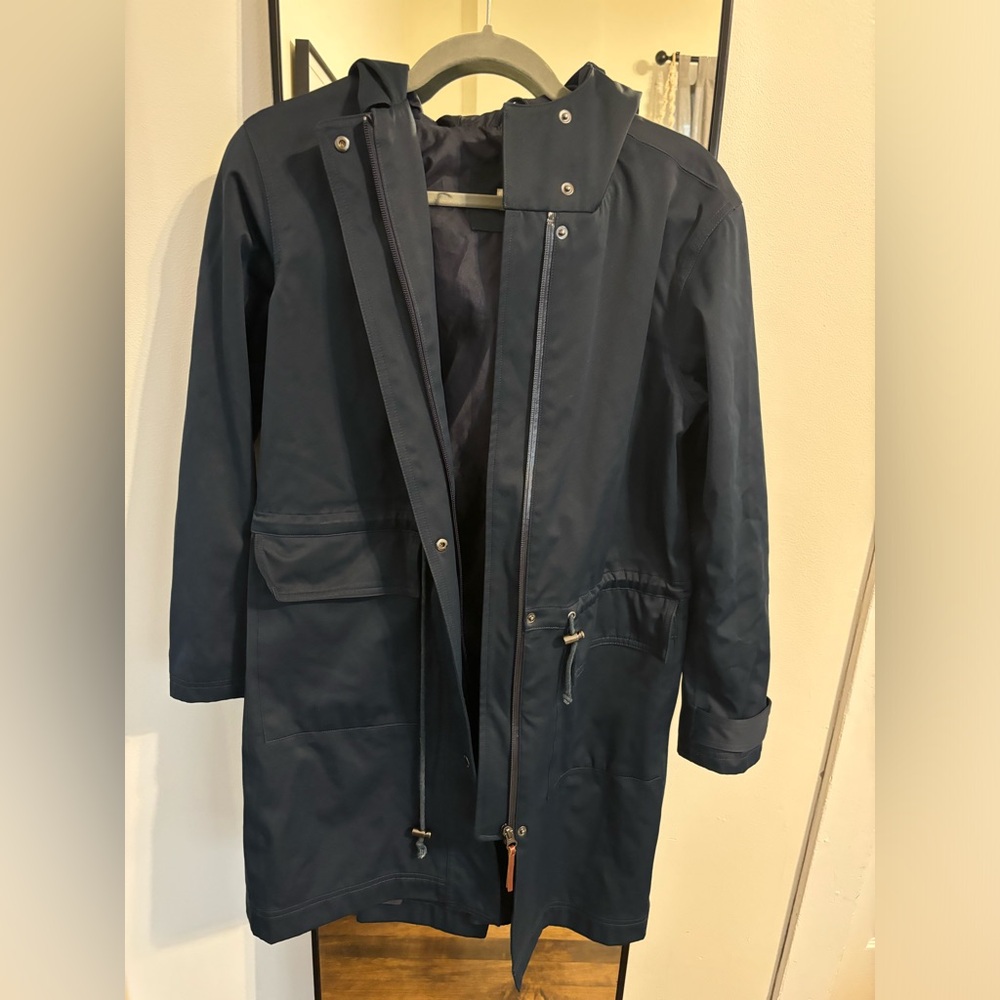 Poetry rain jacket.